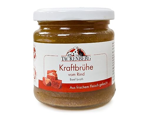 Tackenberg - Kraftbrühe vom Rind für Hunde & Katzen - 6 x 485 ml - Premiumqualität von Tackenberg von Tackenberg