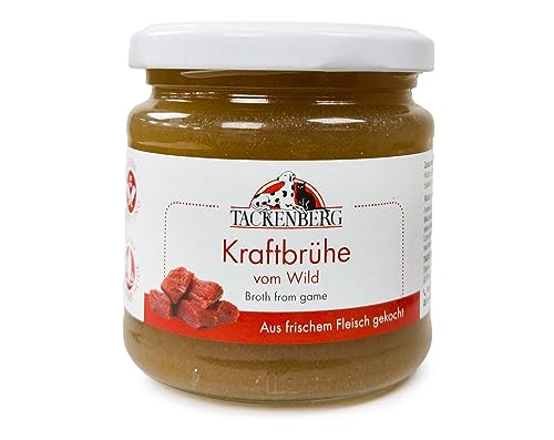 Tackenberg - Kraftbrühe vom Wild für Hunde & Katzen - 6 x 485 ml - Premiumqualität von Tackenberg von Tackenberg