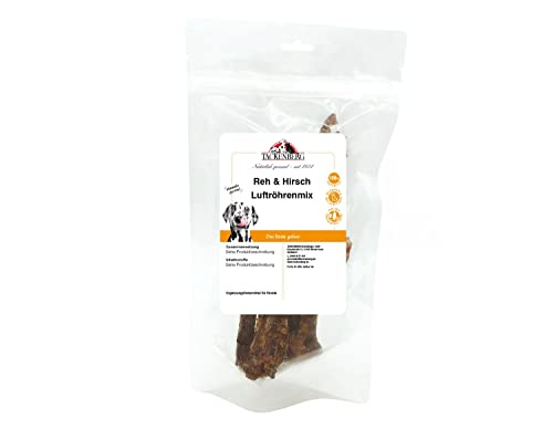 Tackenberg - Luftröhrenmix REH & Hirsch getrocknet für Hunde - 125 g - Premiumqualität von Tackenberg von Tackenberg