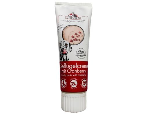 Tackenberg - Tackis Tube - Geflügelcreme mit Cranberry, 12x75 g von Tackenberg