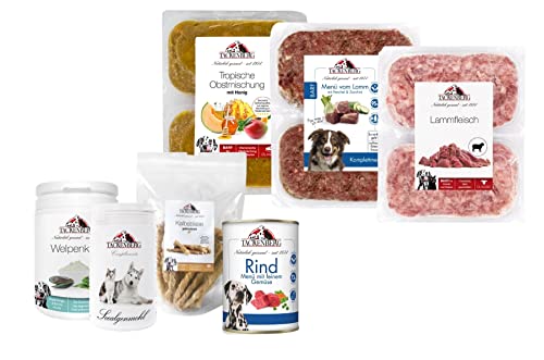 Tackenberg - Welpen Probierpaket Barf Lammfleisch - Barf Probierpakete - 19 Artikel - Premiumqualität von Tackenberg von Tackenberg