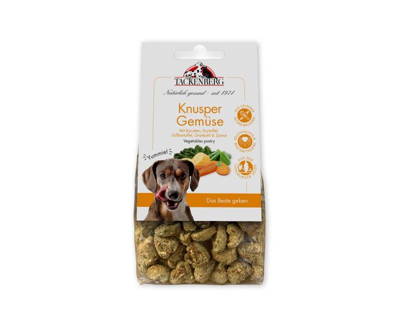 Vegetarisches Hundegebäck mit gesundem Gartengemüse - 125g - Premiumqualität von Tackenberg von Tackenberg