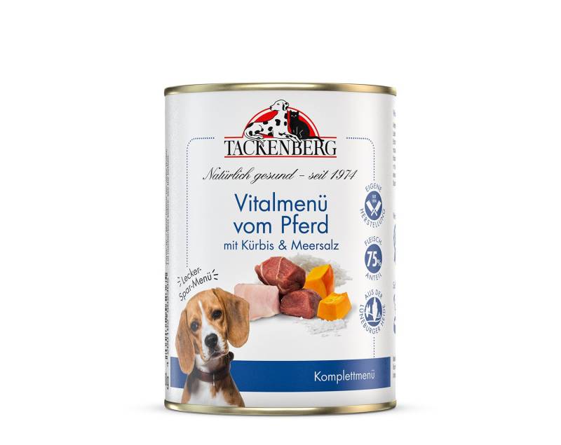 Vitalmenü für Hunde vom Pferd | Online bei Tackenberg - 12 x 400 g - Premiumqualität von Tackenberg von Tackenberg