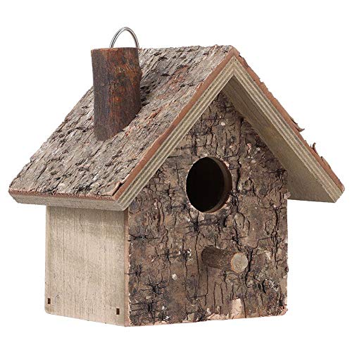 Taidda- Hängendes Vogelhaus, feuchtigkeitsbeständiges hölzernes Vogelhaus 7,1 x 6,7 x 5,1 in Vogelnestern Zuchtbox Vogelruheplatz Tierbedarf Zubehör von Taidda