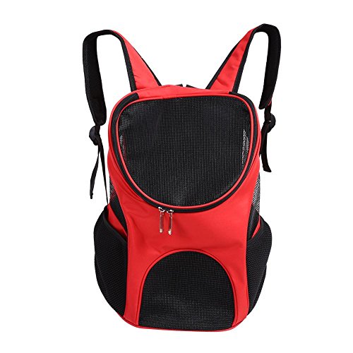 Taidda- Pet Carrier Rucksack, belüftetes Netz Praktisch Praktisch Langlebig für Travel Carrier Puppy Double Shoulder Bag #4 von Taidda