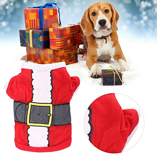 Taidda- Polyester Bequeme Hundeweihnachtskleidung, weiche Hundekleidung, für Hundekleidung Haustierkleidung XS von Taidda