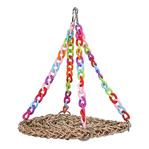 Taidda- hilft Papageien bei der Entwicklung der Koordination Pet Toys Acrylkette Toy Swing Toy für kleine Vögel für mittelgroße Papageien von Taidda