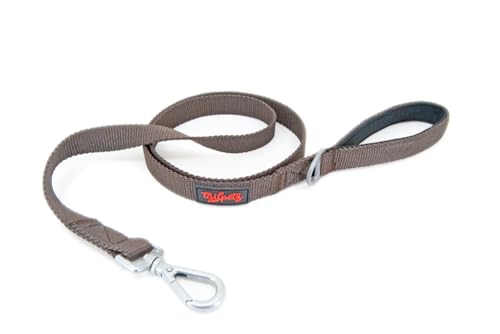 Tailpetz | Leash | One Size 130 x 2 cm - Leine für Hunde und Katzen - Hundegeschirr - Hundegeschirr - Hundegeschirr Kleiner Hund - Y Tig Hund - Geschirr Hund - Auspuffleine - Leine (Braun) von Tailpetz