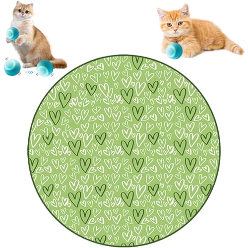 Guitar Cat Toy, Gitarre Katzenspielzeug, Jagd Katze Matte Spielzeug, 2 in 1 simuliertes interaktives Jagdkatzenspielzeug, Rechargeable Gertar Interactive Cat Hunting Toy for Indoor Cats von TaimeiMao