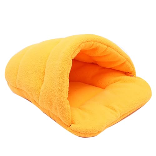 Tainrunse Dickes Fleece, warm, für Hunde und Katzen, Höhle, Nest, Bett, Hausschuh-Form, Haustierschlafsack von Tainrunse