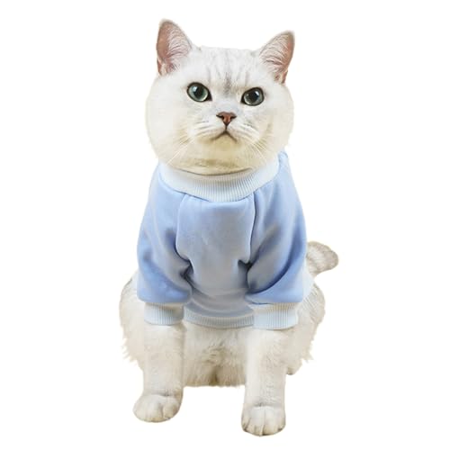 Tainrunse Haustier-Pullover, für den Winter, warm, langärmelig, Größe S, Blau von Tainrunse