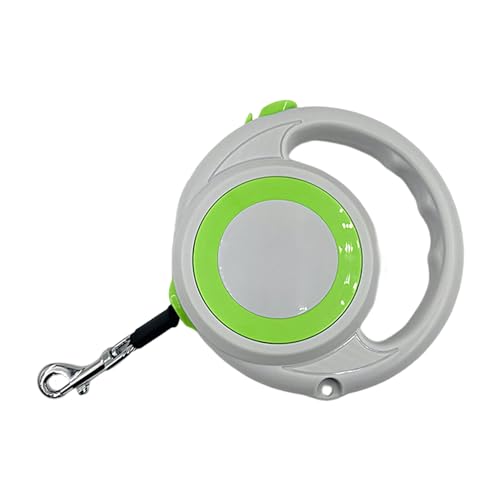 Tainrunse Pet Walking Leash One Touch Retractable Dog Leash Tangle-free compatible with Large Dog Green White von Tainrunse