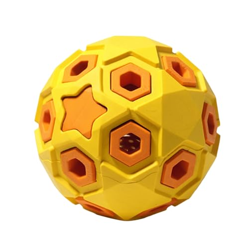 Hundespielzeugball – 147 G Zuverlässige Quietschende Hundebälle | Langlebiges Kauspielzeug Für Welpen | Einfach Zu Spielender Haustier-Trainingsball | Vielseitiger Hundeklangball Für Haustiere, Katzen von Takluu