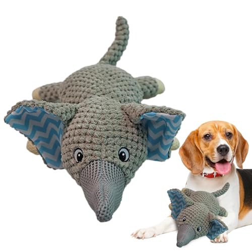 Takluu Kauplüschspielzeug für Hunde, ausgestopftes Hundespielzeug, Quietschendes Plüsch-Hundespielzeug mit Geräuschen, Weiche Welpengeräuschtiere für Haustiere, mit Plüsch gefüllte Unterhaltung für von Takluu