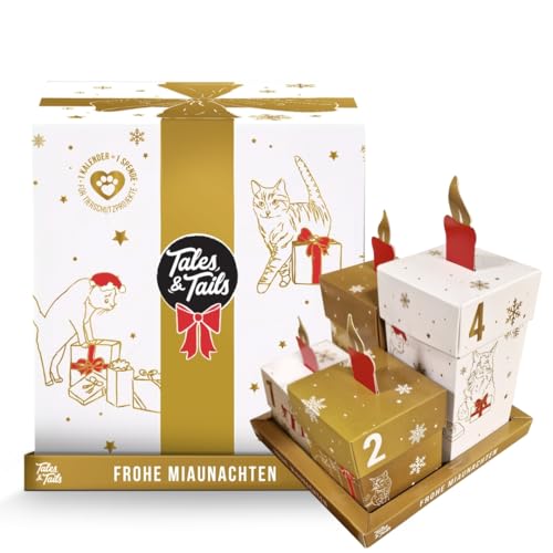 Tales & Tails Adventskalender für Katzen mit Leckerchen, Nassfutter und Einer Überraschung zum Spielen von Tales & Tails PAWESOME FOOD FOR PETS