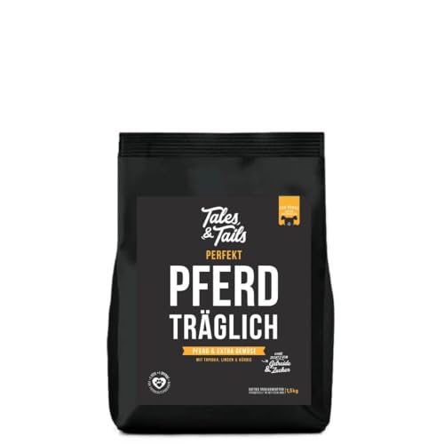 Tales & Tails Halbfeuchtes Trockenfutter für Hunde | Getreidefrei | Eine Tierische Proteinquelle | Hohe Akzeptanz & Verträglichkeit (1.5 kg (1er Pack), Pferd) von Tales & Tails PAWESOME FOOD FOR PETS