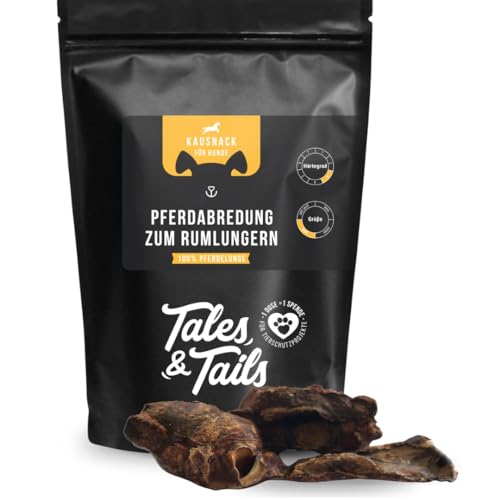 Tales&Tails - PferdAbredung zum Rumlungern - 100% Pferdelunge - Kauartikel für Hunde-400g von Tales & Tails PAWESOME FOOD FOR PETS