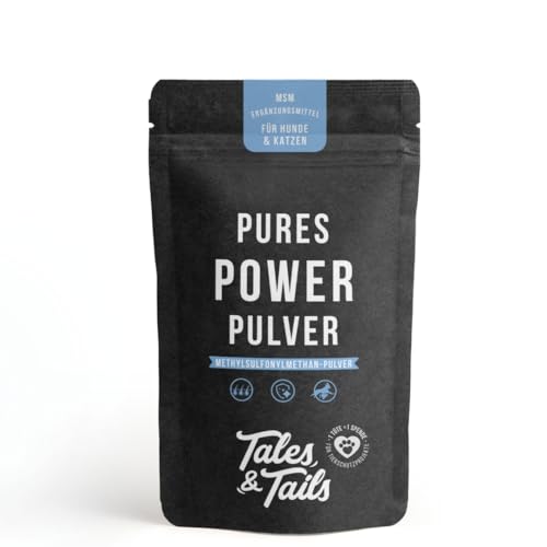 Tales&Tails - Pures Power Pulver - MSM-Pulver für Hunde von Tales & Tails PAWESOME FOOD FOR PETS