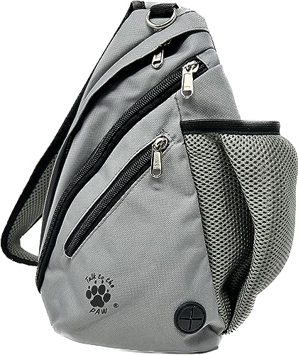 Talk to the Paw Leckerli-Tasche für Hundetraining, Grau, Standard von Talk to the Paw