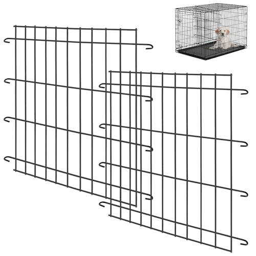 Tandefio Hundekäfig-Trennwand aus Metall, Trennwand für Haustiere, 121,9 cm, passend für Modelle 710BK, 1248, 1348TD, 1548/DD und 1648/DD/UL (44,5 x 48,31 x 1,59 Zoll), 2 Stück von Tandefio