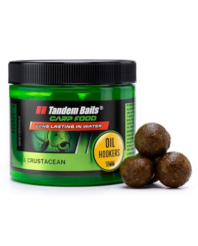 Tandem Baits Karpfen Futter Angelfutter Hakenköder Carp Food Oil Hookers 18 mm 120 g Fisch und Schalentiere von Tandem Baits