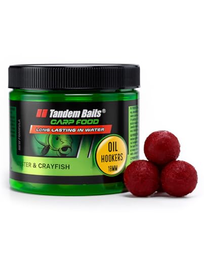 Tandem Baits Karpfen Futter Angelfutter Hakenköder Carp Food Oil Hookers 18 mm 120 g Hummer Und Krebs von Tandem Baits