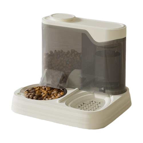 Automatischer Katzenfutterautomat | Haustierfutter- Und Wasserspender | Multifunktionaler 2-in-1 Futterspender Für Mehrhaustierhaushalte, Wohnung, Küche & Schlafzimmer Automatischer Katzenfutterautomat | Haustierfutter- Und Wasserspender | Multifunktionaler 2-in-1 Futterspender Für Mehrhaustierhaushalte, Wohnung, Küche & Schlafzimmer von Tanxemery