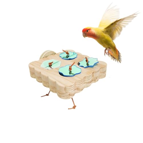 Vogelfutterspielzeug, Shot -Puzzle -Spielzeug - Holzfutter Training Vogel langsamer Feeder | Vogelanreicherungsspielzeug sitzt Käfigzubehör für kleine Vögel, von Tanxemery