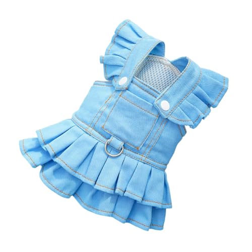 Hundekleid Für Kleine Hunde - Lustige Hundemode - Stilvolles Cowboy Overalldress Für Kätzchen Und Welpen Hundekleid Für Kleine Hunde - Lustige Hundemode - Stilvolles Cowboy Overalldress Für Kätzchen Und Welpen von Tanxier