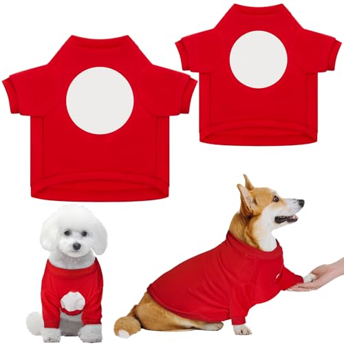 Tarpop Hunde-Shirts, weich, atmungsaktiv, für kleine Hunde, Chihuahua, Yorkie, Haustierkleidung, niedliche T-Shirts für Hunde, kleine und mittelgroße Haustiere, Zubehör für drinnen und draußen, Größe von Tarpop