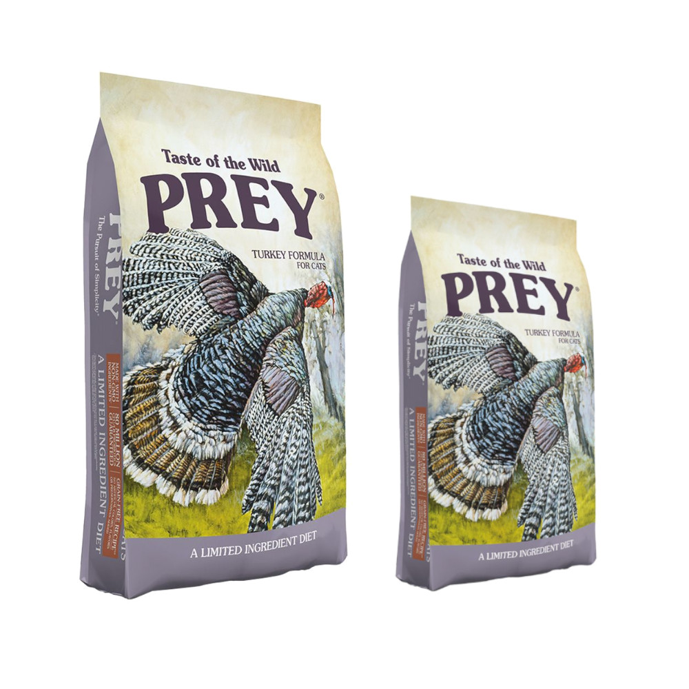 6,8 kg + 2,7 kg gratis! Taste of the Wild Prey Feline - Truthahn (6,8 kg + 2,7 kg) von Taste of the Wild Prey