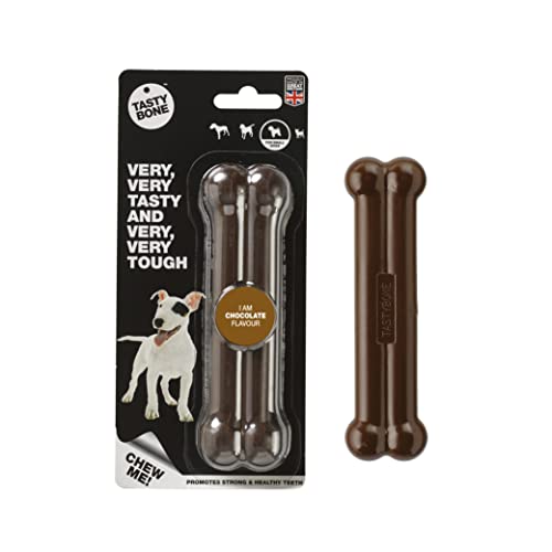 Rosewood 57013 TastyBone extra robustes Hundespielzeug aus Nylon mit Schoko-Geschmack, small von Tasty Bone