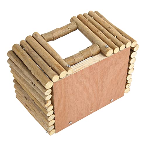 Holz Hamster Zaun Eout Natürliche Zähne Mahlen Multifunktionale Holzstöcke Eout für Goldene Bären Kleine Tiere Dekor Kleine Haustierspielzeug von Tbest