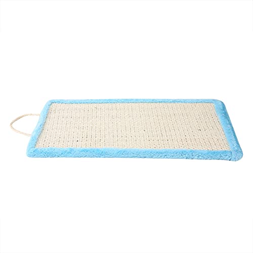 Tbest Sisal Hängendes Kratzbrett für Katzen und Kätzchen, Katzenminze, Kratzbrett, Haustierspielzeug, Zubehör, Kratzpads, Katzenspielzeug (Blue) von Tbest