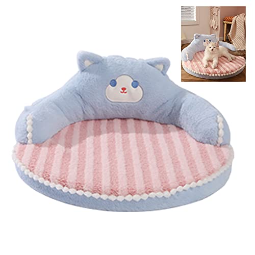 TSTEST BETS, Katzenbett Hohe Rückenlehne Alle Jahreszeiten Umarmen Design Wable Cosy Cat Warm Pad for Catogs Haustiere (Kätzchen) von Tbest