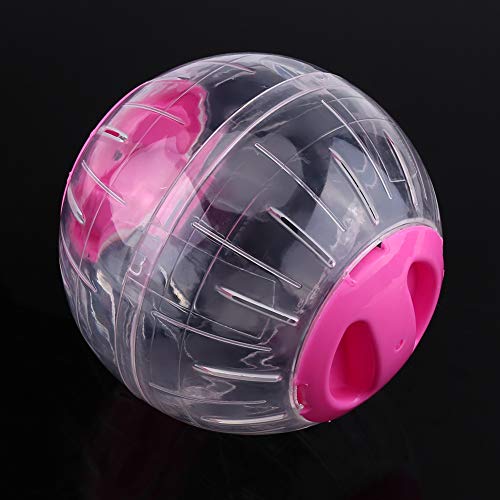 Tbest 3 Farben 12 cm Kunststoff Kleine Haustier Hamster Gerbil Spielzeug Laufende Aktivität Übung Ball Rosa Pet Liefert Pet Spielzeug (PINK) von Tbest