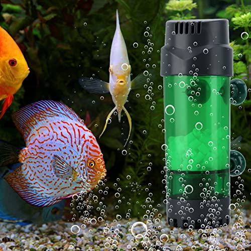 Tbest Aquarium Doppel Biochemische Filter Aquarium Physikalische SPE Filter Mit Saugnapf Pet Liefert Filter Und Zubehör (Wirbelschicht LH600) von Tbest