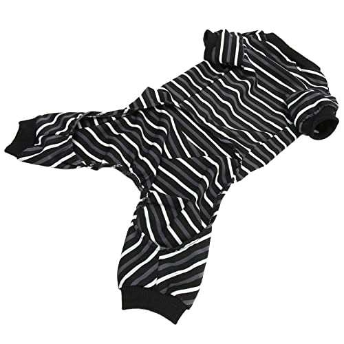 Tbest Pet Productog Pyjamas, Warm, 4 Leinen, Hoher Kragen, Weich, Dehnbar, Sped-Welpenanzug, Spwear für Zuhause, Hundebekleidung (L) von Tbest