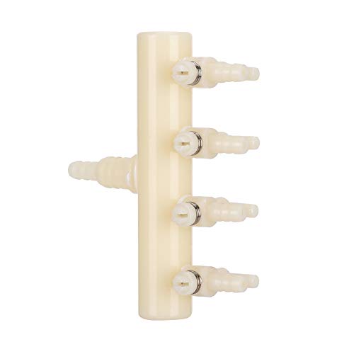 Tbest Pet Products 2 Stücke Kunststoff Einfache Bedienung Pumpe Spezielle Splitter VAE Witiverter Schalter Fisch S ARY Fisch Und Acces (4 Köpfe) von Tbest