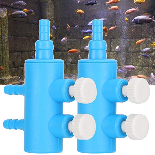 Tbest Pet Products 2-teilige Splitter-Rohrverteiler-Sauerstoffpumpe für ARY Fish und Aries (Eins bis Zwei) von Tbest