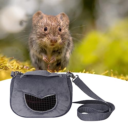 Tbest Pet Products G Flannelette Tragbare, Atmungsaktive Haustier-Hamster-Tasche für Kleine Haustiere, Meerschweinchen, Kleine Haustiertaschen (Groß) von Tbest