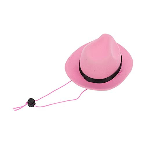 Tbest Pet Products Haustier-Cowboyhut, Niedlicher Lustiger Cowboy-Hundehut für Catogs, Party, Festival, Tägliche Wea-Hundekleidung (PINK) von Tbest