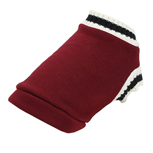 Tbest Pet Products Haustier-Strickwaren, V-K-College-Stil, Gestrickte - und Winterweste für Hunde für Katzen und Hunde, Kleine Haustierkleidung (XS) von Tbest