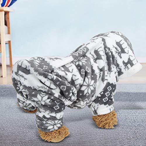 Tbest Pet Products Winter Soft P Hundekleidung Hoodie oder Kleine Hunde Welpen Overall Kleidung Outfit Hundekleidung (XL) von Tbest