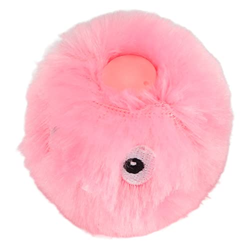 Tbest Pet Products P Cat Toy Luffy Katzenspielzeug, Katzenspielzeug für realistische Tierstimme und Katzentraining mit Katzengras (Plüsch Rosa (Lied der Vögel) von Tbest