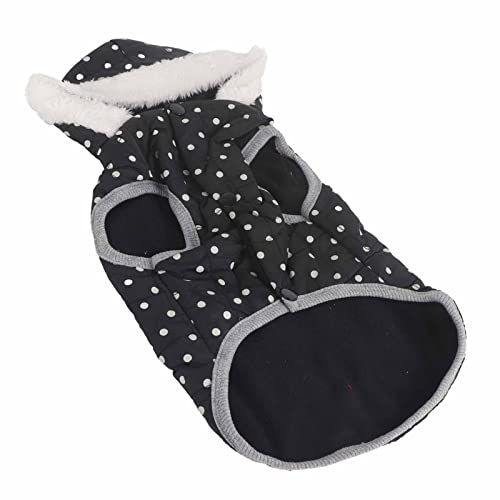 Tbest Pet Products Winterweste für Haustiere, elegant, gepolstert, mit Kapuze, für Hunde, kaltes Wetter und für kleine und mittelgroße Hunde, Catog-Kleidung (M) von Tbest