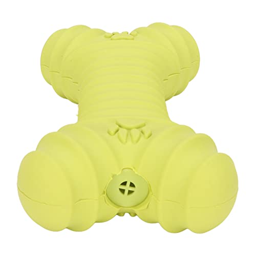 Tbest Squeak -Spielzeug, Hundekauen Spielzeug Welpe Zahne Knochen Latex Teether Quietsch (Green) von Tbest