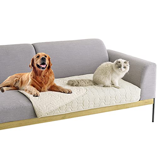 Tcksstex Wasserdichter und rutschfester Hundebettbezug und Haustierdecke, Sofa, Haustierbett, Matte, Auto-Inkontinenz-Matratzenschoner, Möbel, Couchbezug für die meisten Katzen, Hunde, Haustiere < 30 von Tcksstex