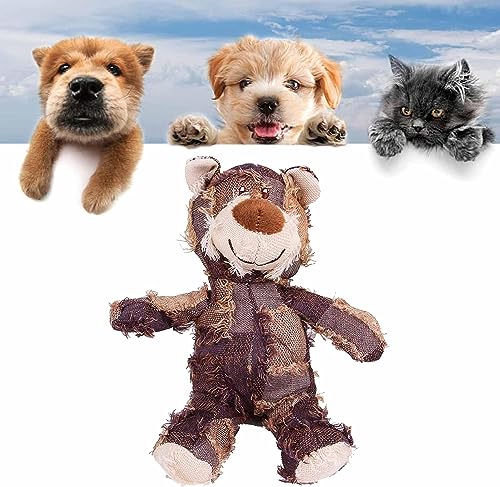 Tebinzi Extreme Bear Hundespielzeug | ExtremeBear für schwere Kauer | Hundebegleiter für schwere Kauer | Extreme Bear Unzerstörbares Hundespielzeug | Hund Stofftiere Kauspielzeug | Quietschendes von Tebinzi