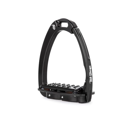 Tech Stirrups Sicherheitssteigbügel Venice Evo Plus Schwarz-Schwarz von Tech Stirrups